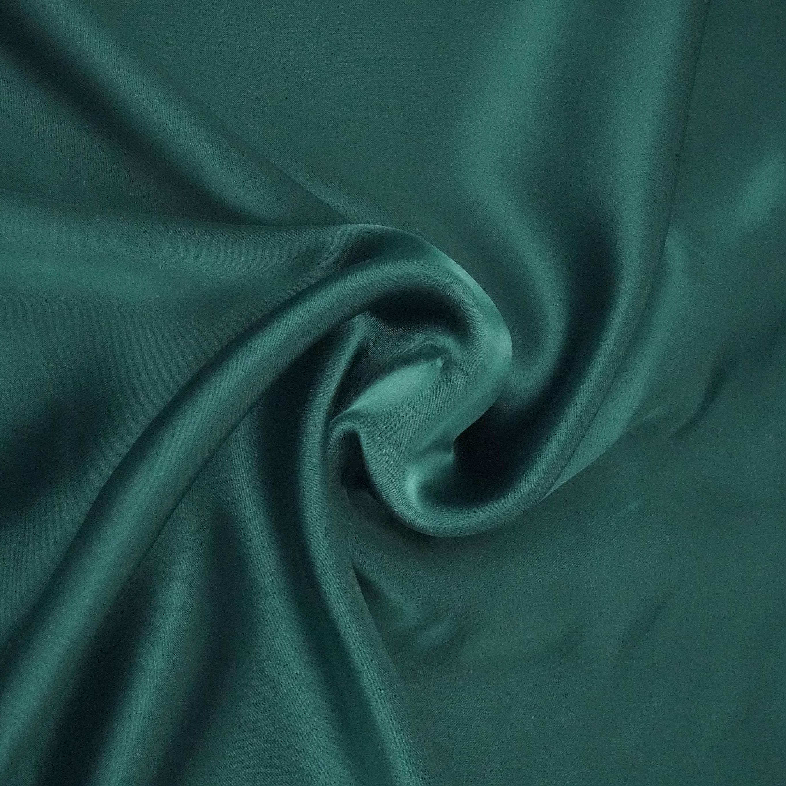 Turquoise Solid Roman Silk Fabric PFM-11 - TradeUNO