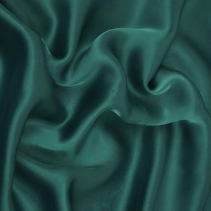 Turquoise Solid Roman Silk Fabric PFM-11 - TradeUNO