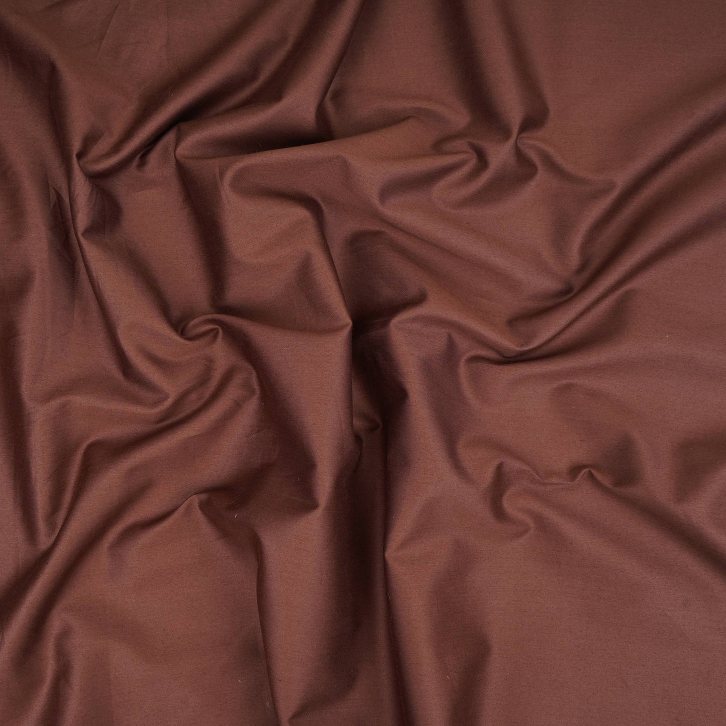 Brown Solid Giza Cotton Fabric TFG-12