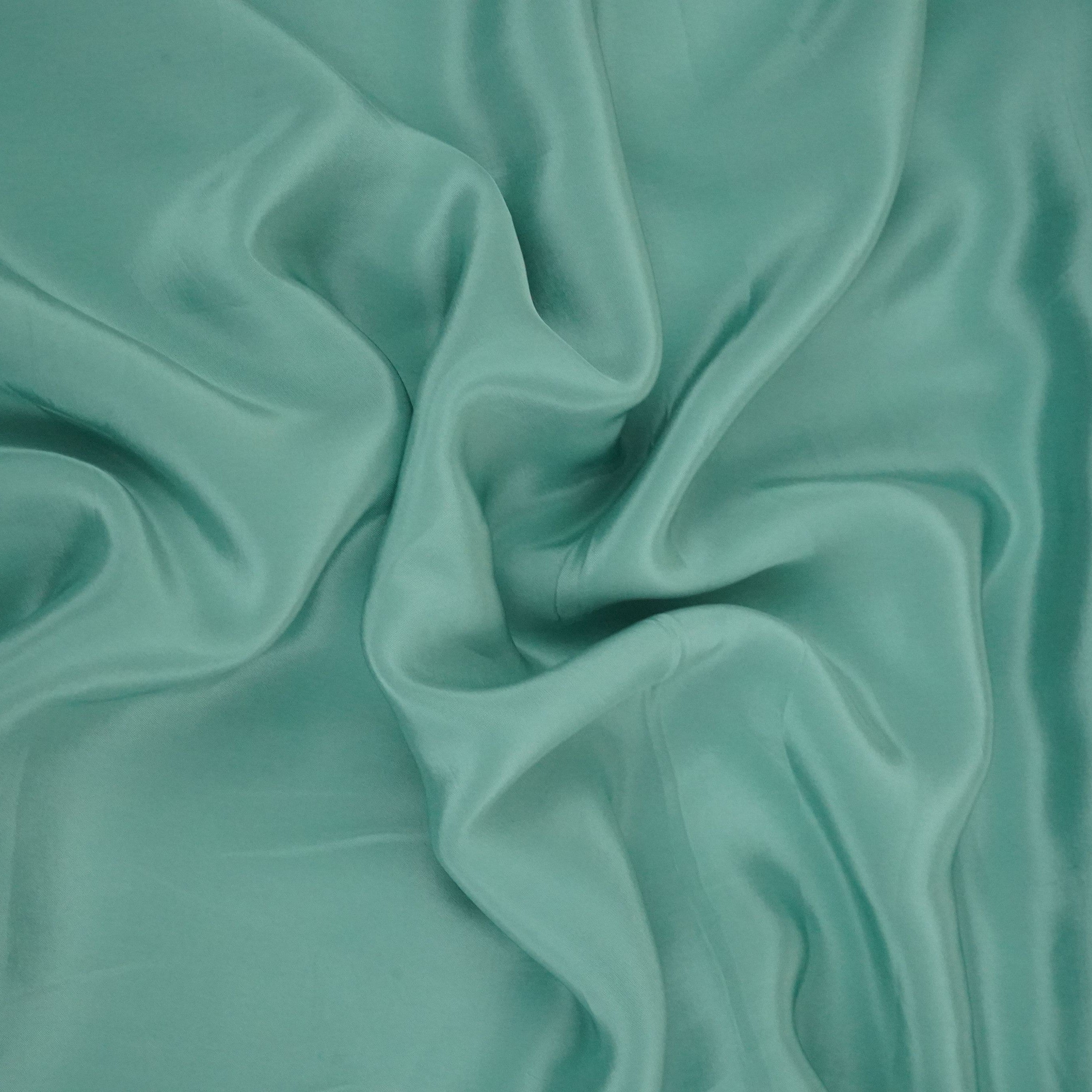 Sea Blue Solid Natural Crepe Fabric GT-28623 - TradeUNO