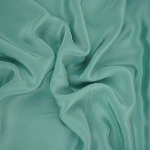 Sea Blue Solid Natural Crepe Fabric GT-28623 - TradeUNO