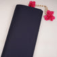 Navy Blue Solid Giza Cotton Fabric TFG-11