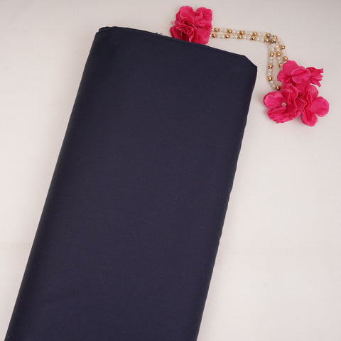 Navy Blue Solid Giza Cotton Fabric TFG-11