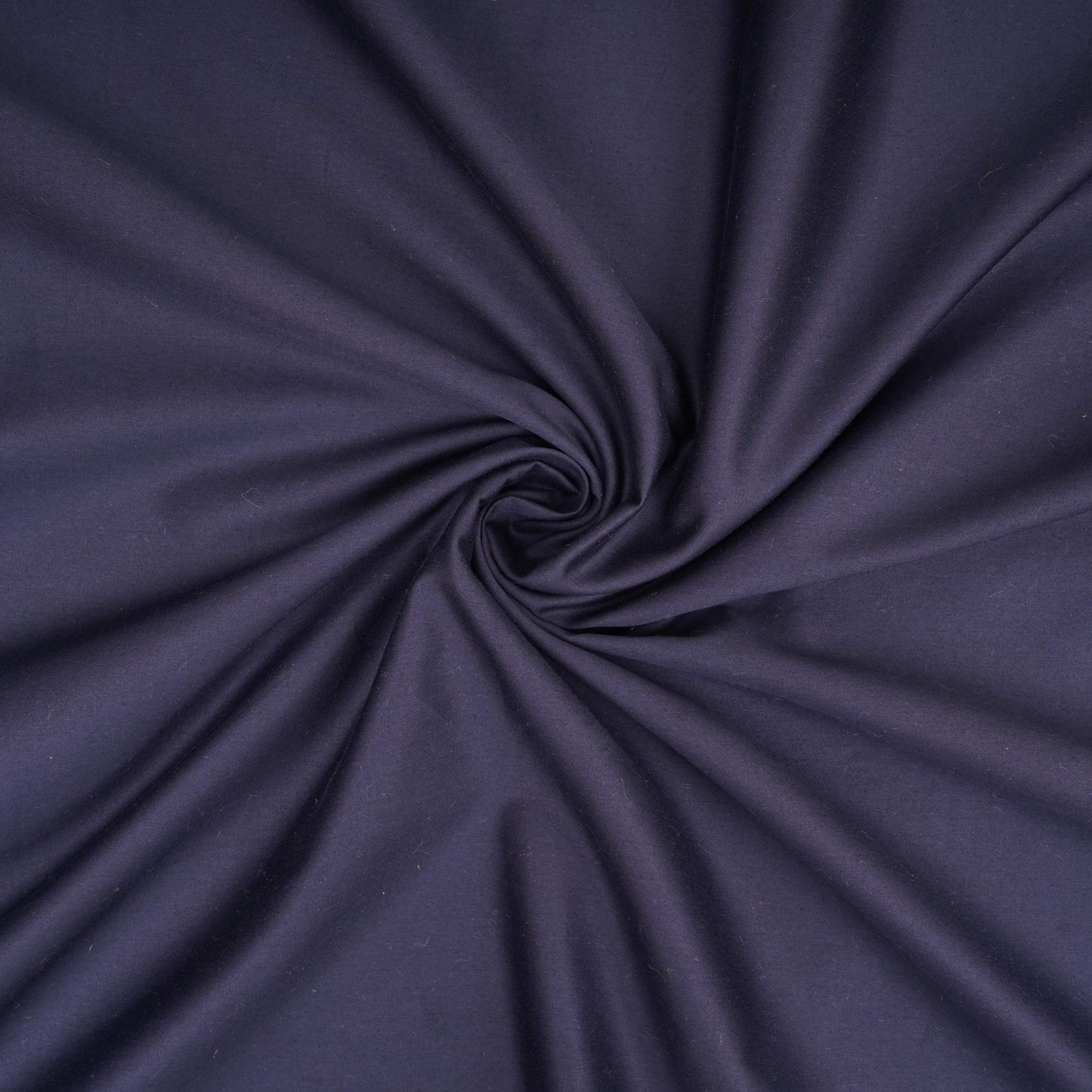 Navy Blue Solid Giza Cotton Fabric TFG-11 - TradeUNO