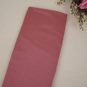 Coral Pink Solid Bemberg Silk Fabric KC-12534 - TradeUNO