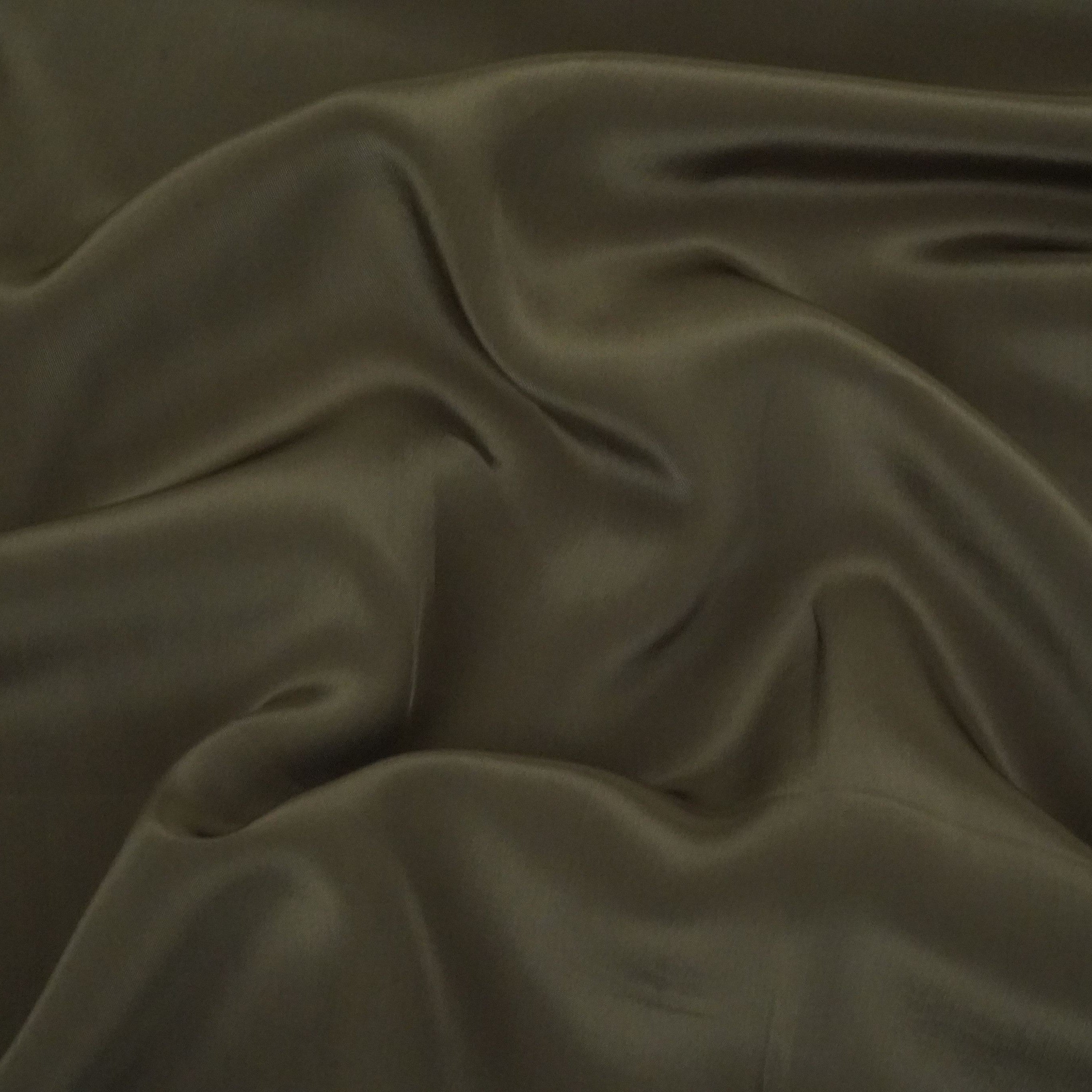 Grey Solid Natural Crepe Fabric 19739 - TradeUNO