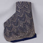 Royal Blue Heavy Zari Sequins Embroidery Georgette Fabric DR-32405