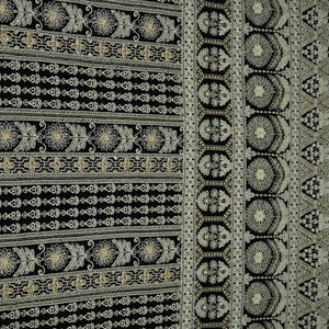 Black Chikankari Sequins Embroidery Georgette Fabric AT-33874 – image 2 of 4
