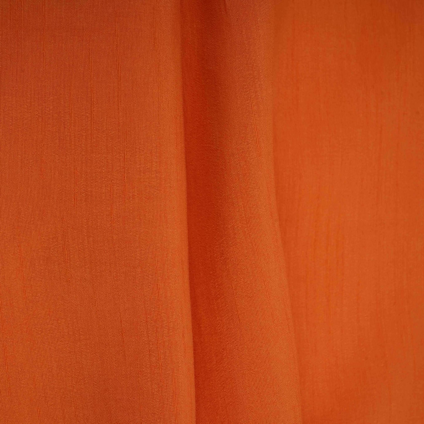 Orange Solid Bemberg Raw Silk Fabric SSMR-01