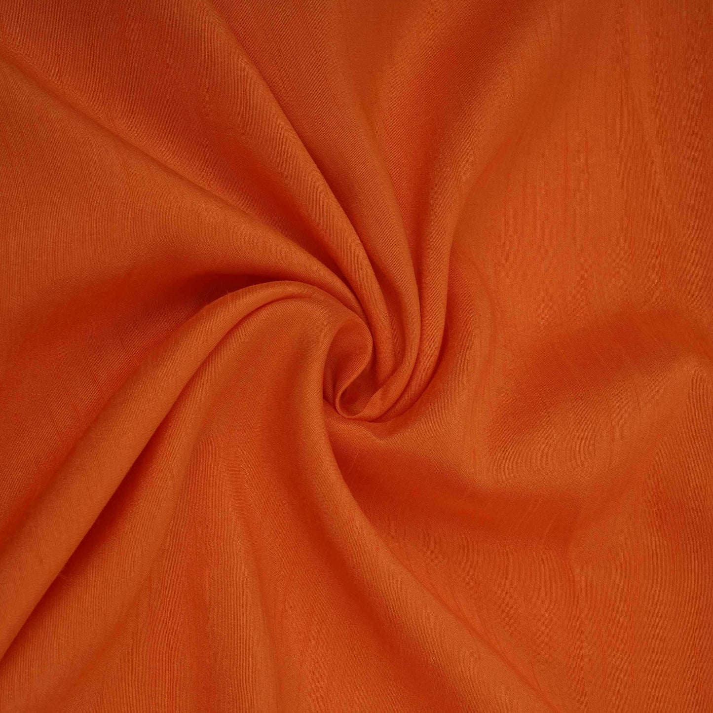 Orange Solid Bemberg Raw Silk Fabric SSMR-01