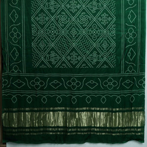 Green Bandhani Print Gajji Silk Dupatta GT-34119 – image 2 of 3