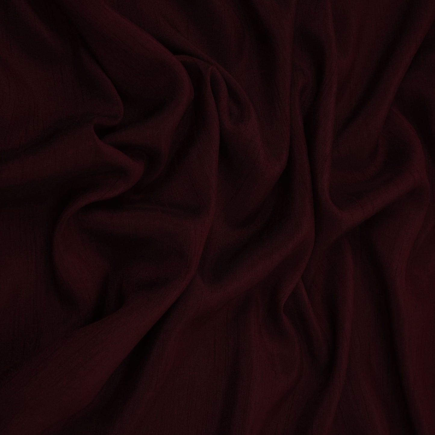Maroon Solid Bemberg Raw Silk Fabric SSMR-03