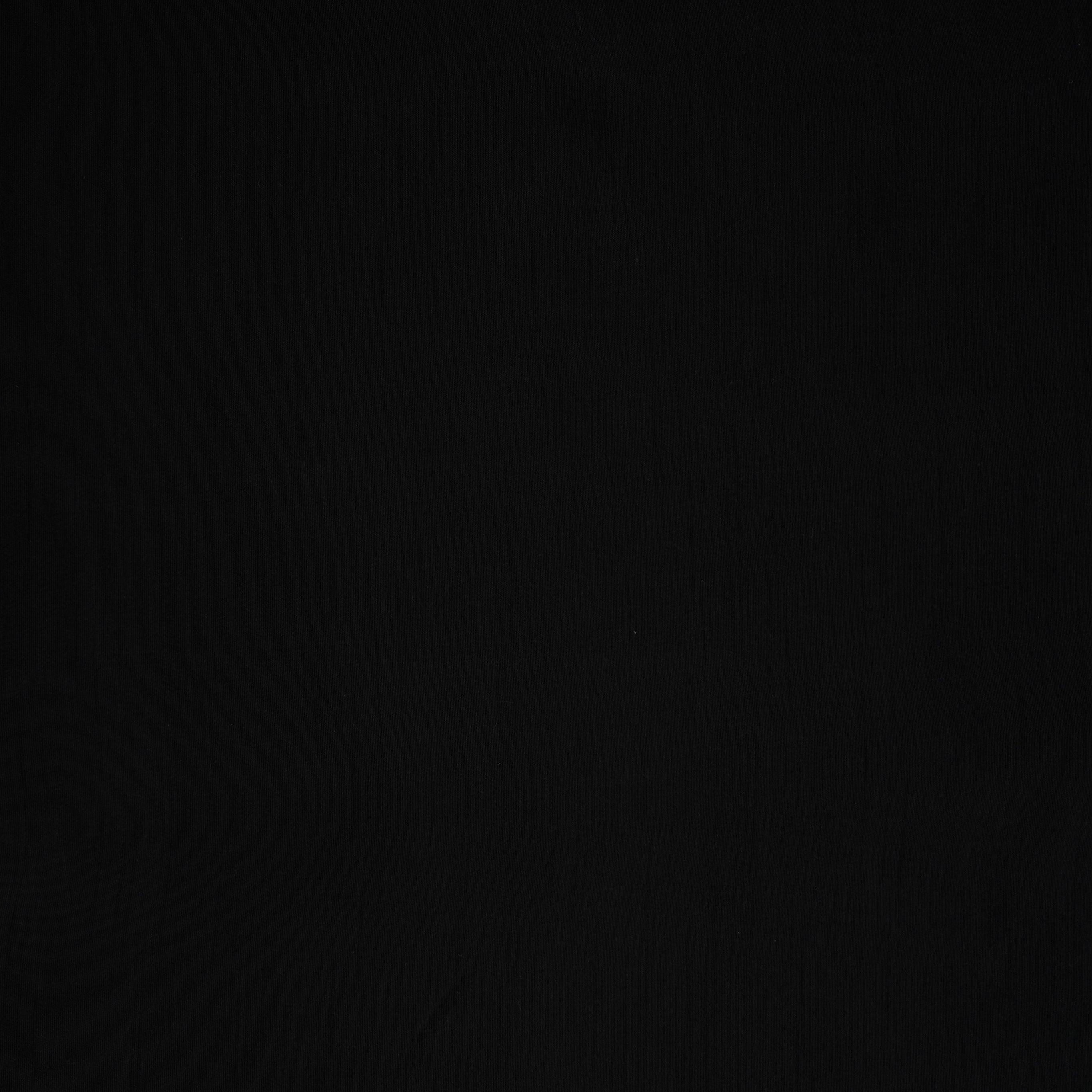 Black Solid Bemberg Raw Silk Fabric SSMR-07 - TradeUNO