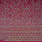 Pink Traditional Zari Embroidery Georgette Fabric DR-32406