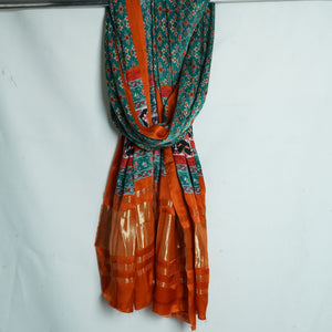 Teal Green Patola Print Gajji Silk Dupatta GT-34115 – image 3 of 3