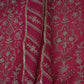 Pink Traditional Zari Embroidery Georgette Fabric DR-32406