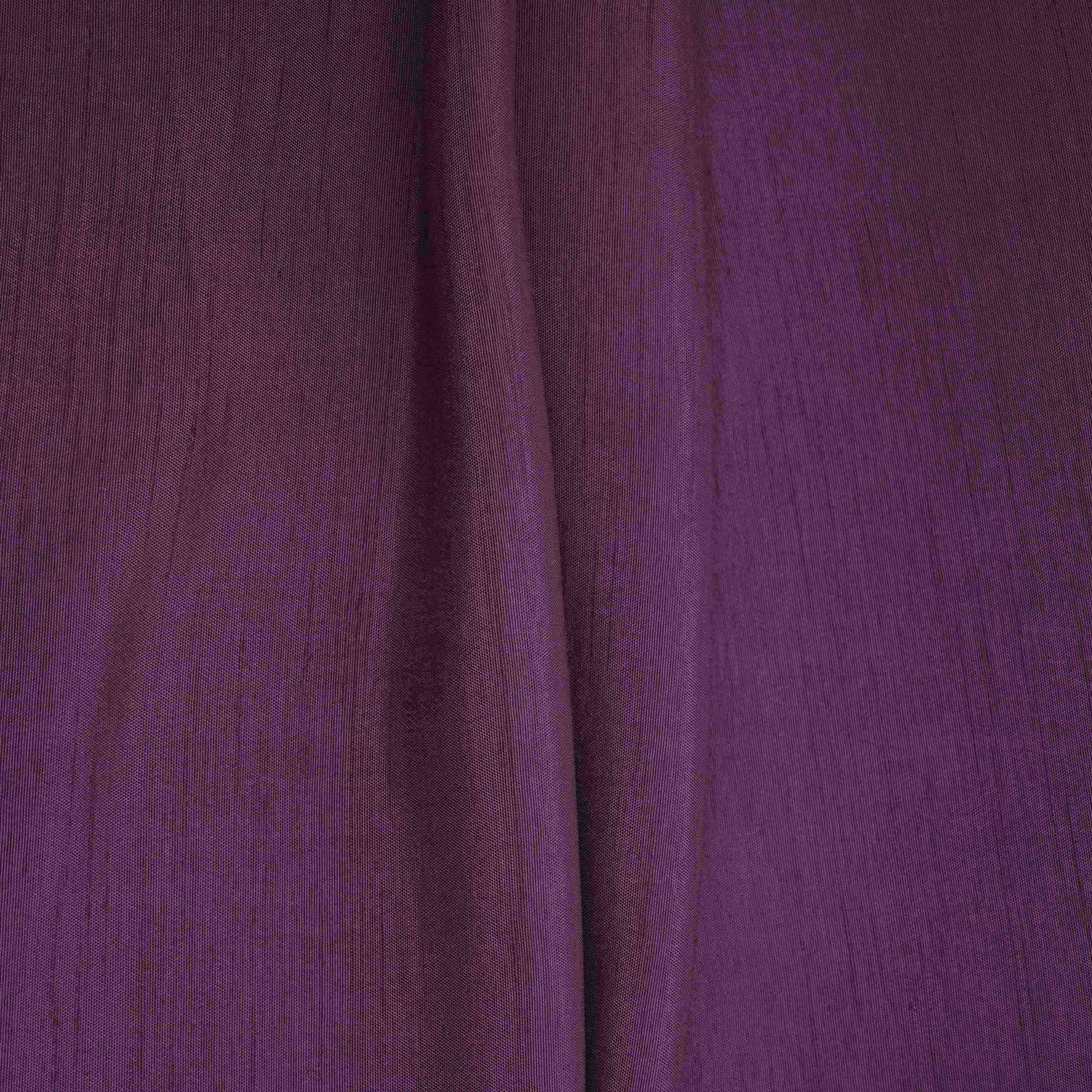 Purple Solid Bemberg Raw Silk Fabric SSMR-06 - TradeUNO
