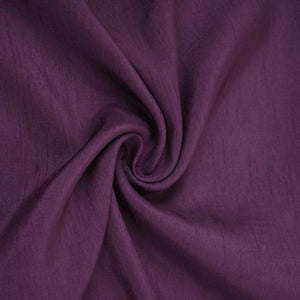 Purple Solid Bemberg Raw Silk Fabric SSMR-06 - TradeUNO