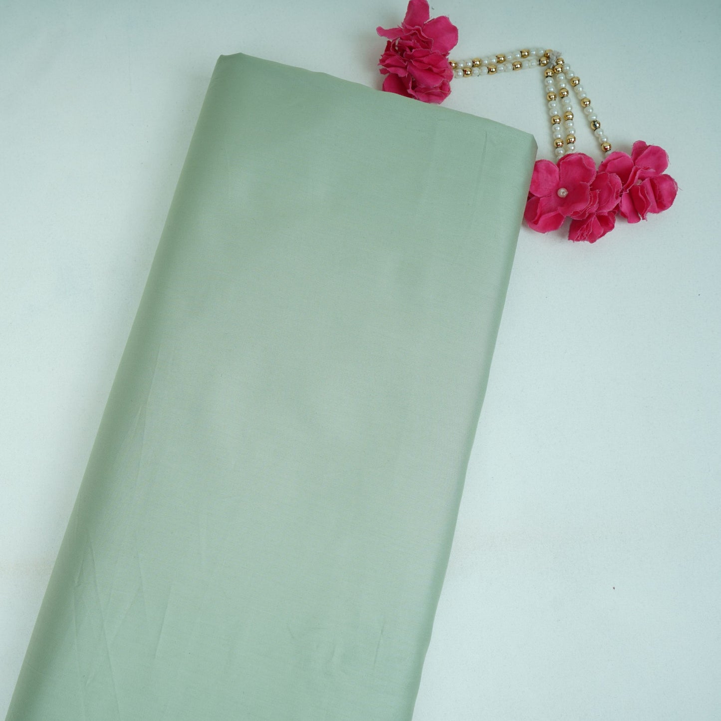Mint Green Solid Giza Cotton Fabric TFG-06