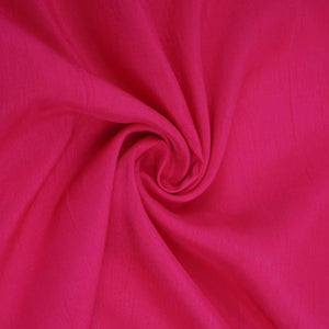 Magenta Pink Solid Bemberg Raw Silk Fabric SSMR-04 - TradeUNO