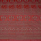 Red Heavy Zari Sequins Embroidery Georgette Fabric DR-32387