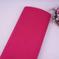 Magenta Pink Solid Bemberg Raw Silk Fabric SSMR-04