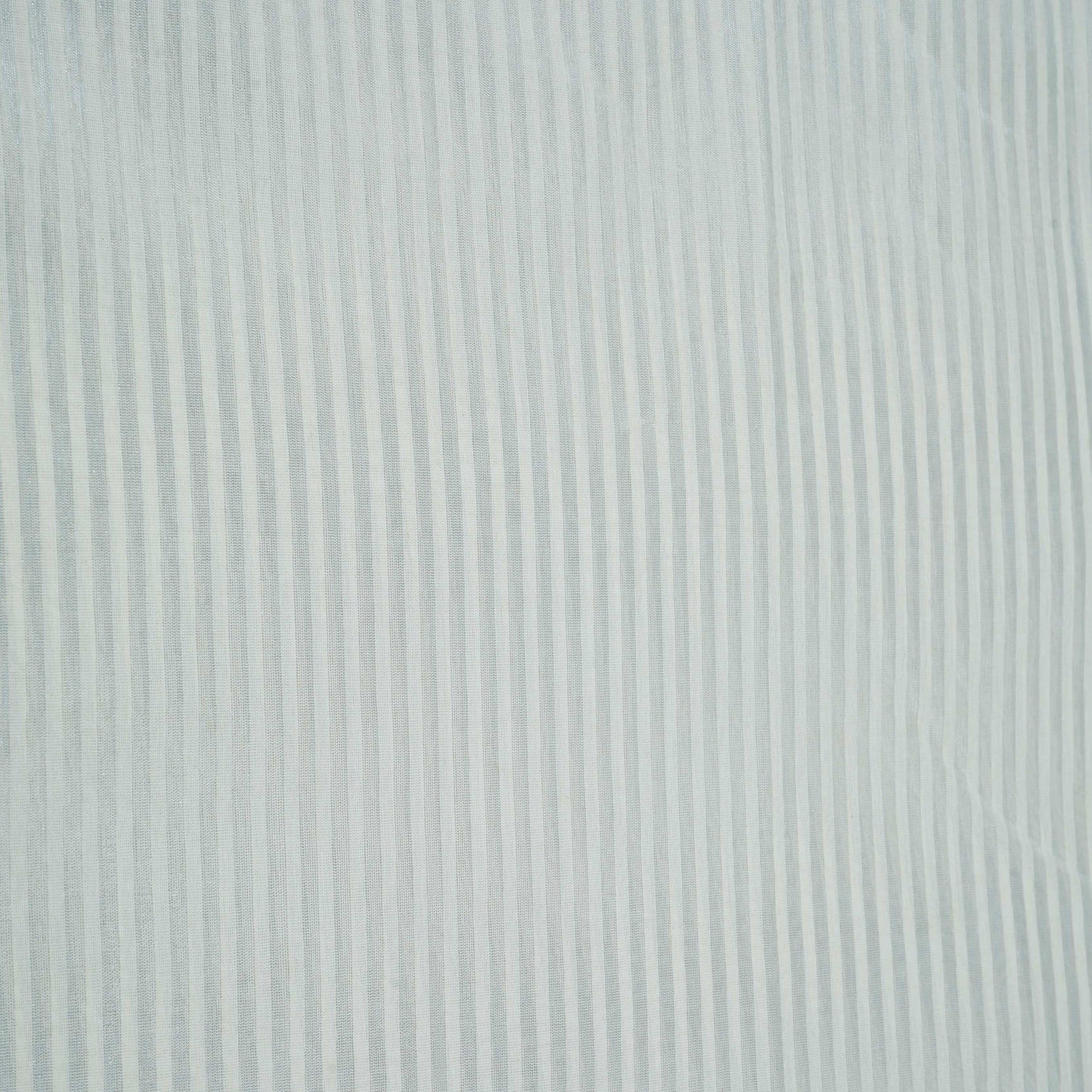White with Silver Stripes Dyeable Tissue Fabric ACV-32245