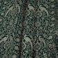 Bottle Green Heavy Zari Sequins Embroidery Chinon Fabric DR-32400