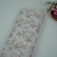 White Dyeable Sequins embroidery Mul Chanderi Fabric VF-32078