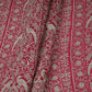 Rani Pink Heavy Zari Sequins Embroidery Chinon Fabric DR-32398