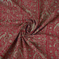 Rani Pink Heavy Zari Sequins Embroidery Chinon Fabric DR-32398