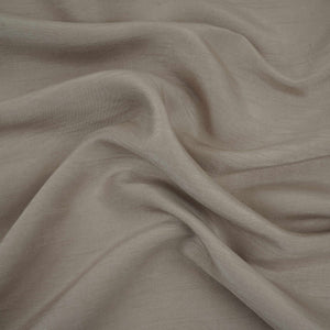 Grey Solid Bemberg Raw Silk Fabric SSMR-05 - TradeUNO