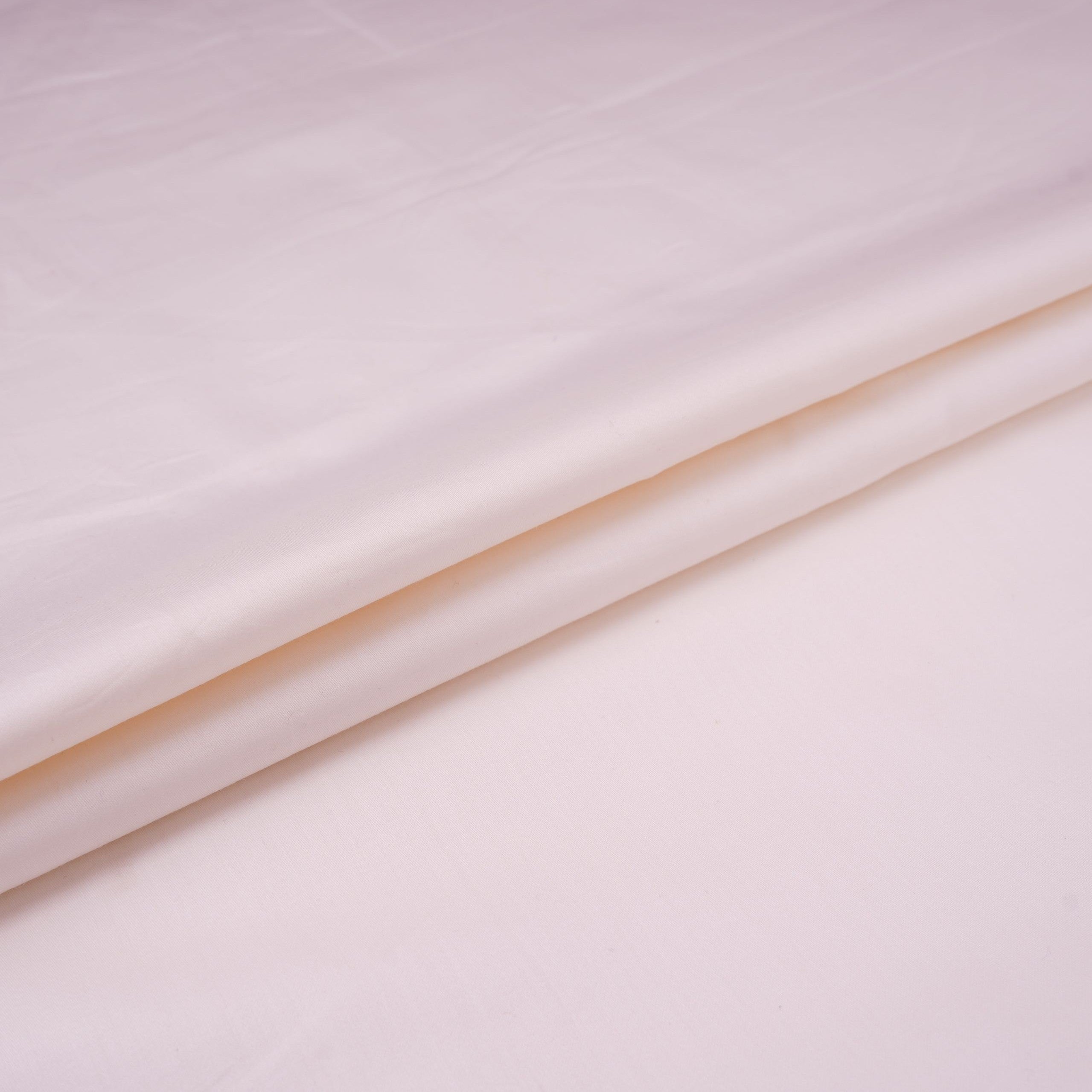 Cream Solid Giza Cotton Fabric TFG-09 - TradeUNO