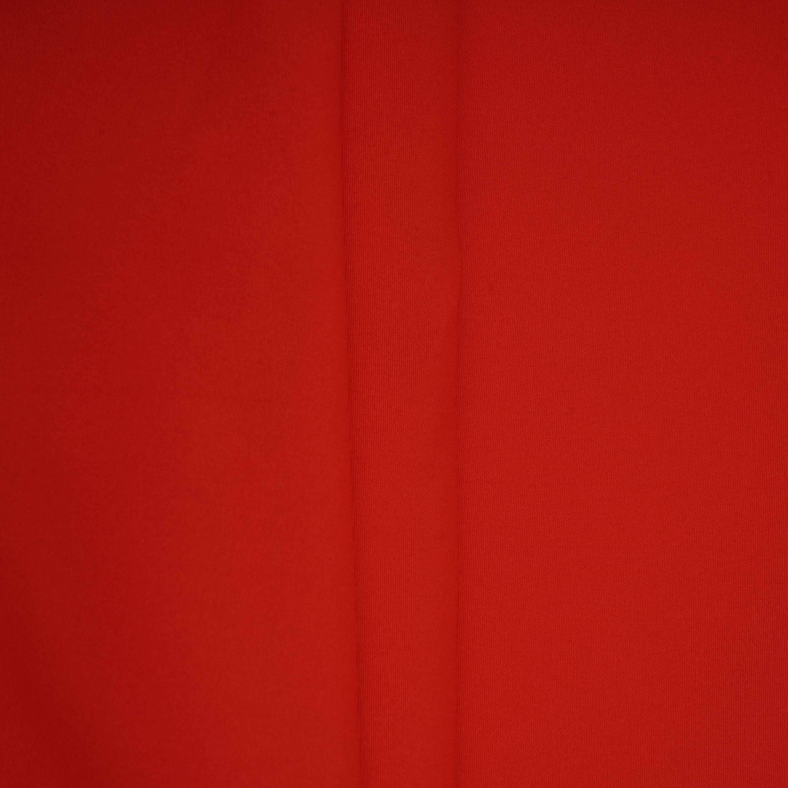Red Solid Butter Crepe Fabric STB-08 - TradeUNO