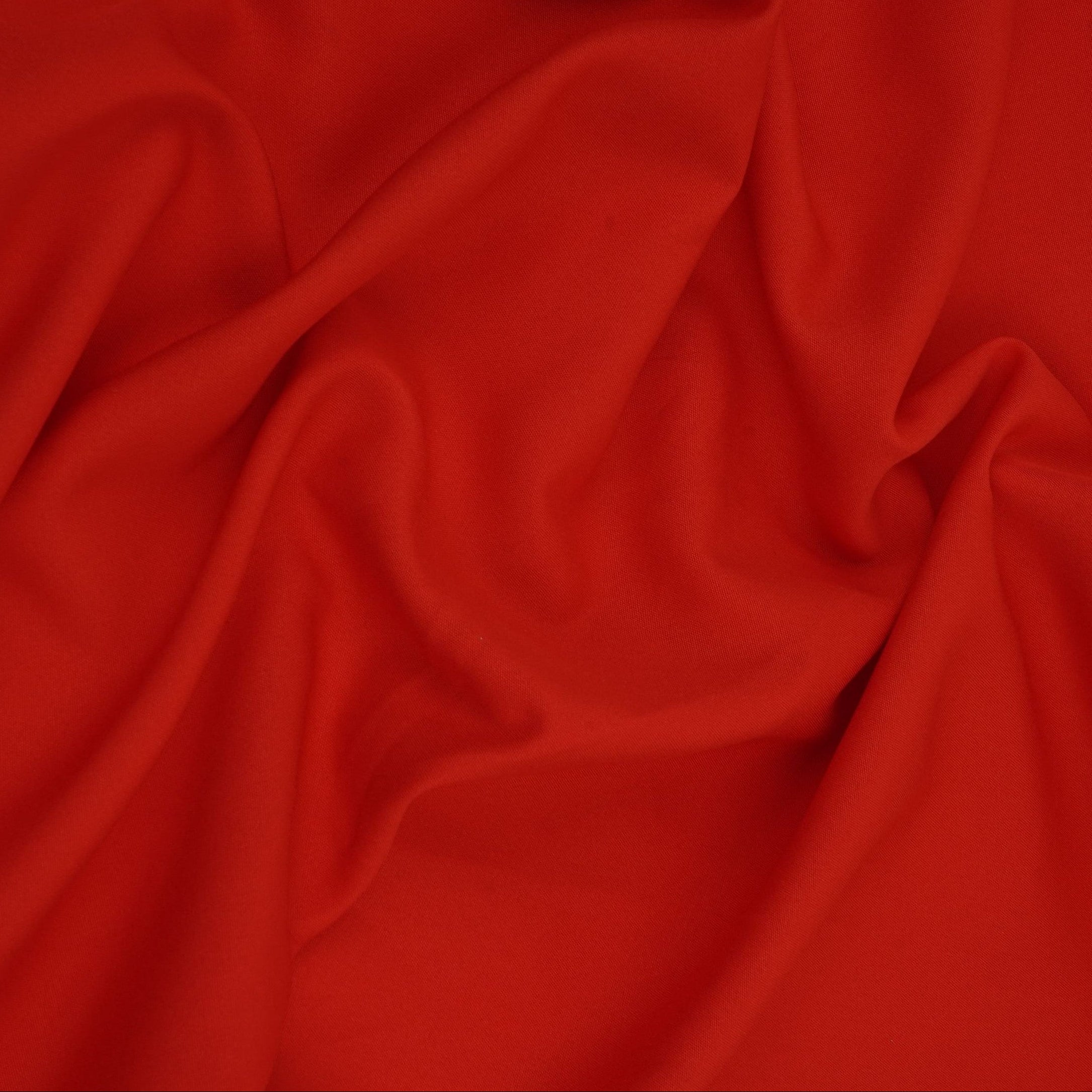 Red Solid Butter Crepe Fabric STB-08 - TradeUNO