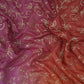 Rust Brown 4D Sequins embroidery Mul Chanderi Fabric VF-32076