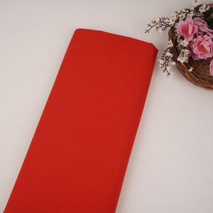 Red Solid Butter Crepe Fabric STB-08 - TradeUNO