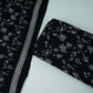 Black Floral Jaal Embroidery Georgette Fabric DR-32396