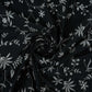 Black Floral Jaal Embroidery Georgette Fabric DR-32396