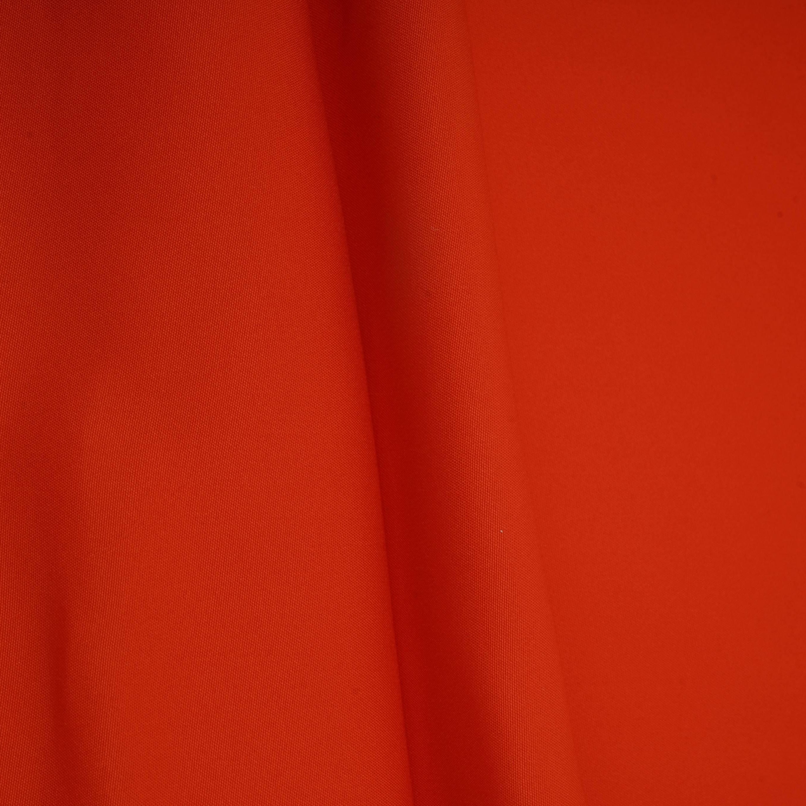 Orange Solid Butter Crepe Fabric STB-06 - TradeUNO