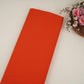 Orange Solid Butter Crepe Fabric STB-06