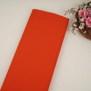 Orange Solid Butter Crepe Fabric STB-06 - TradeUNO