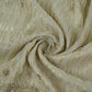 Golden Stripes Jacquard cutdana embroidery Georgette Silk Tissue Fabric TF-32079