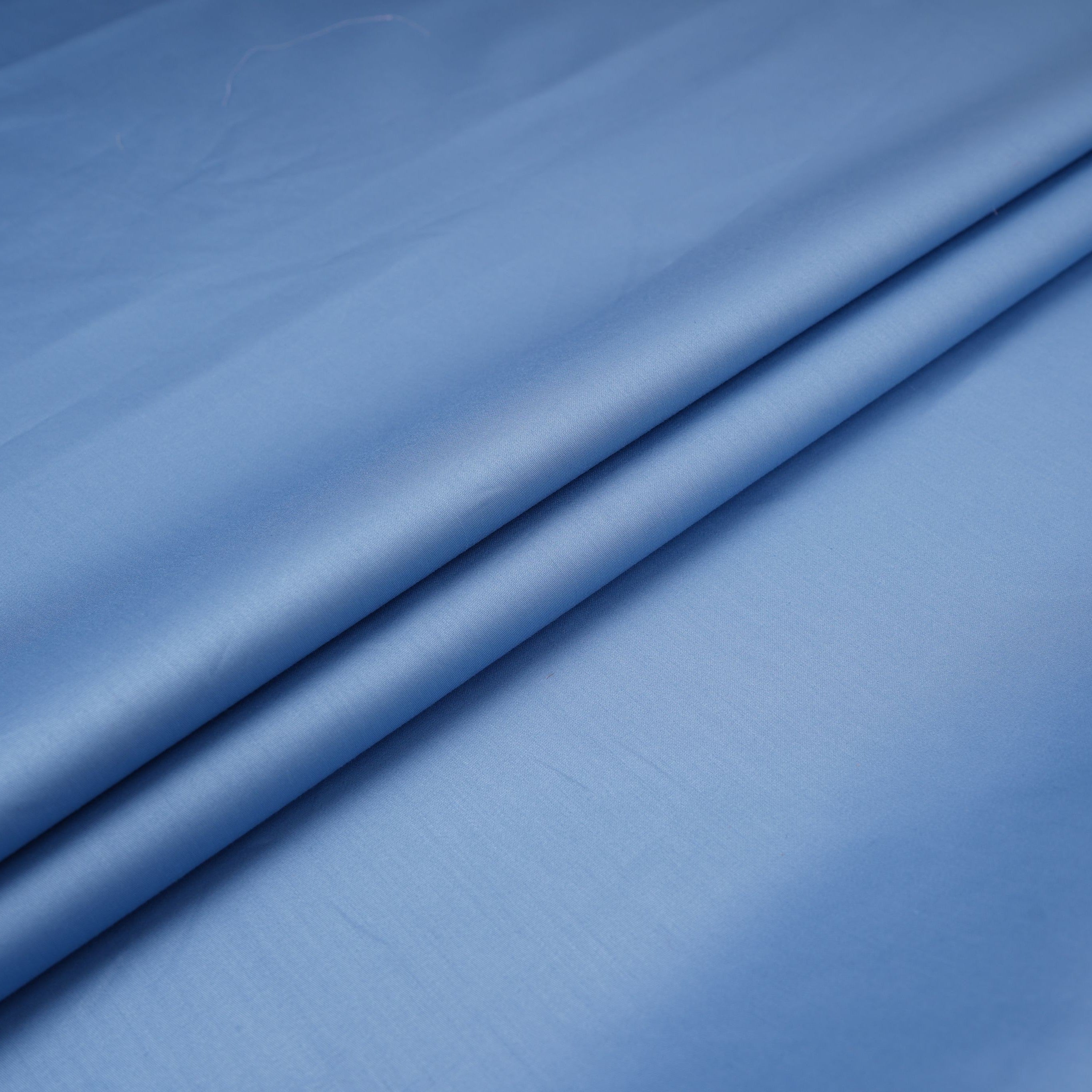 Blue Solid Giza Cotton Fabric TFG-03 - TradeUNO