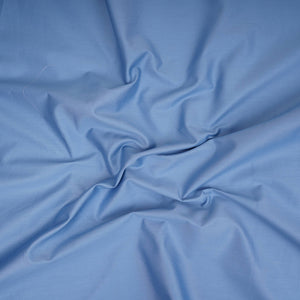Blue Solid Giza Cotton Fabric TFG-03 - TradeUNO