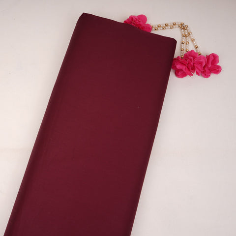 Maroon Solid Giza Cotton Fabric TFG-07