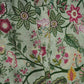 Pista Green Multicolor Floral Print Linen Fabric GTS-32026