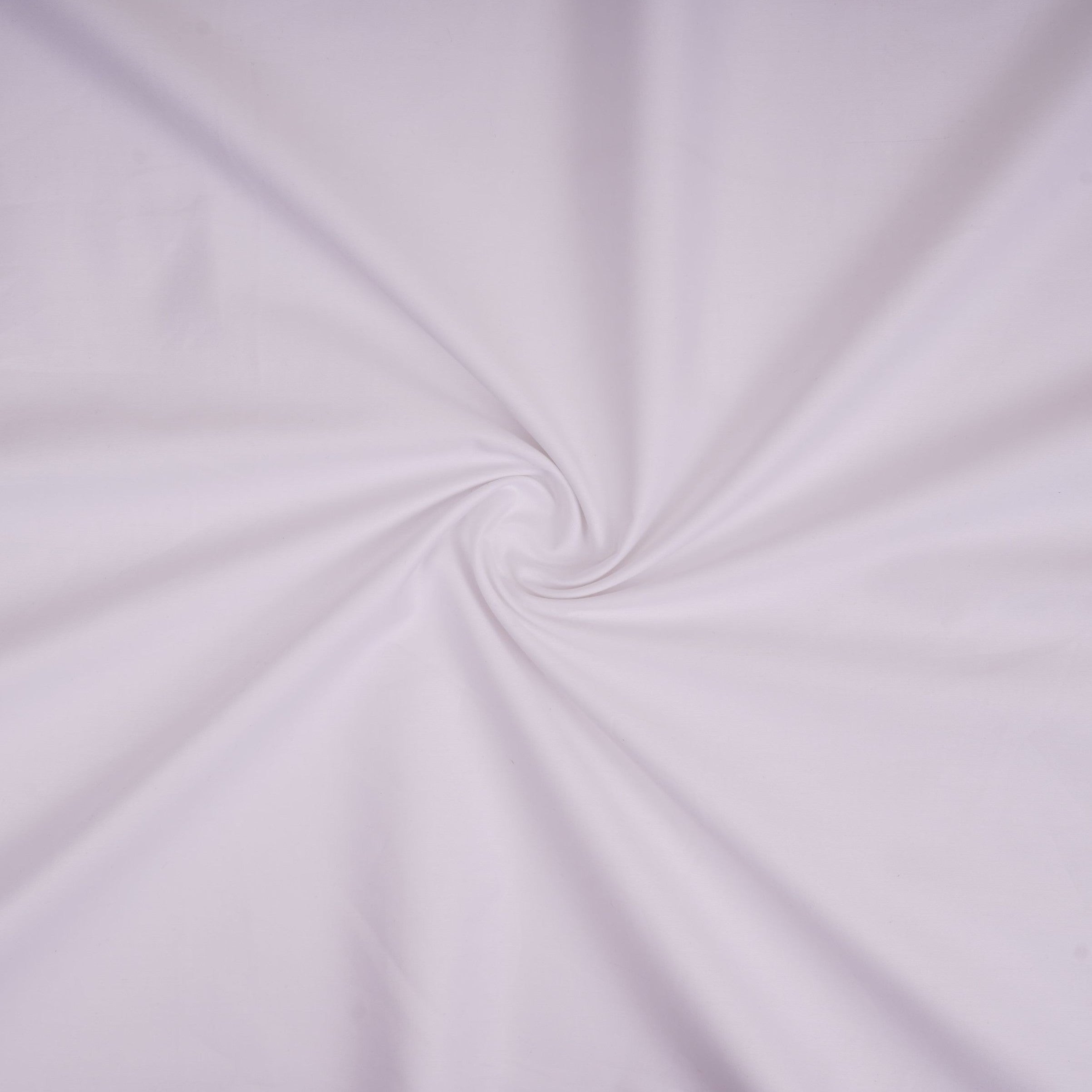 White Solid Giza Cotton Fabric TFG-10 - TradeUNO