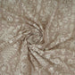 Dark Peach Parsi Gara Embroidery Georgette Fabric DR-32379