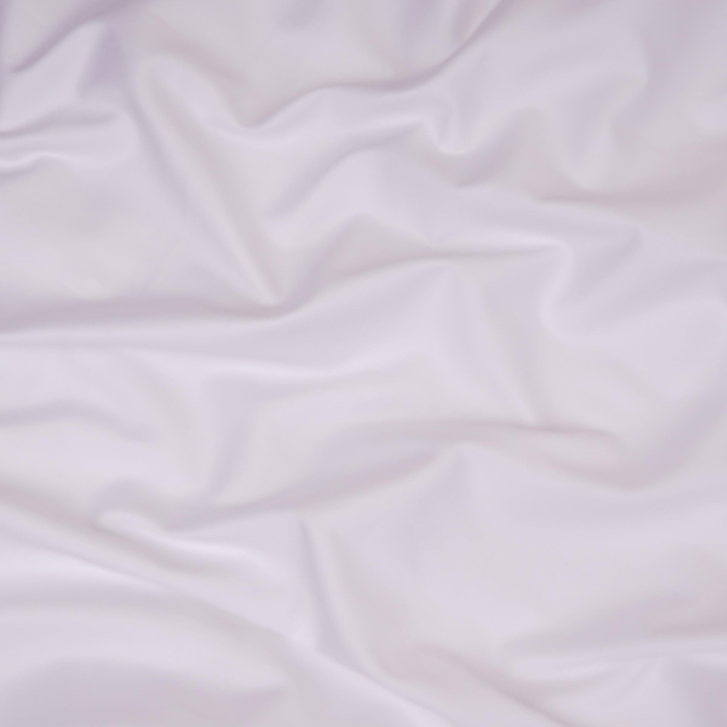 White Solid Giza Cotton Fabric TFG-10 - TradeUNO
